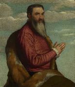 Praying Man with a Long Beard MORETTO da Brescia